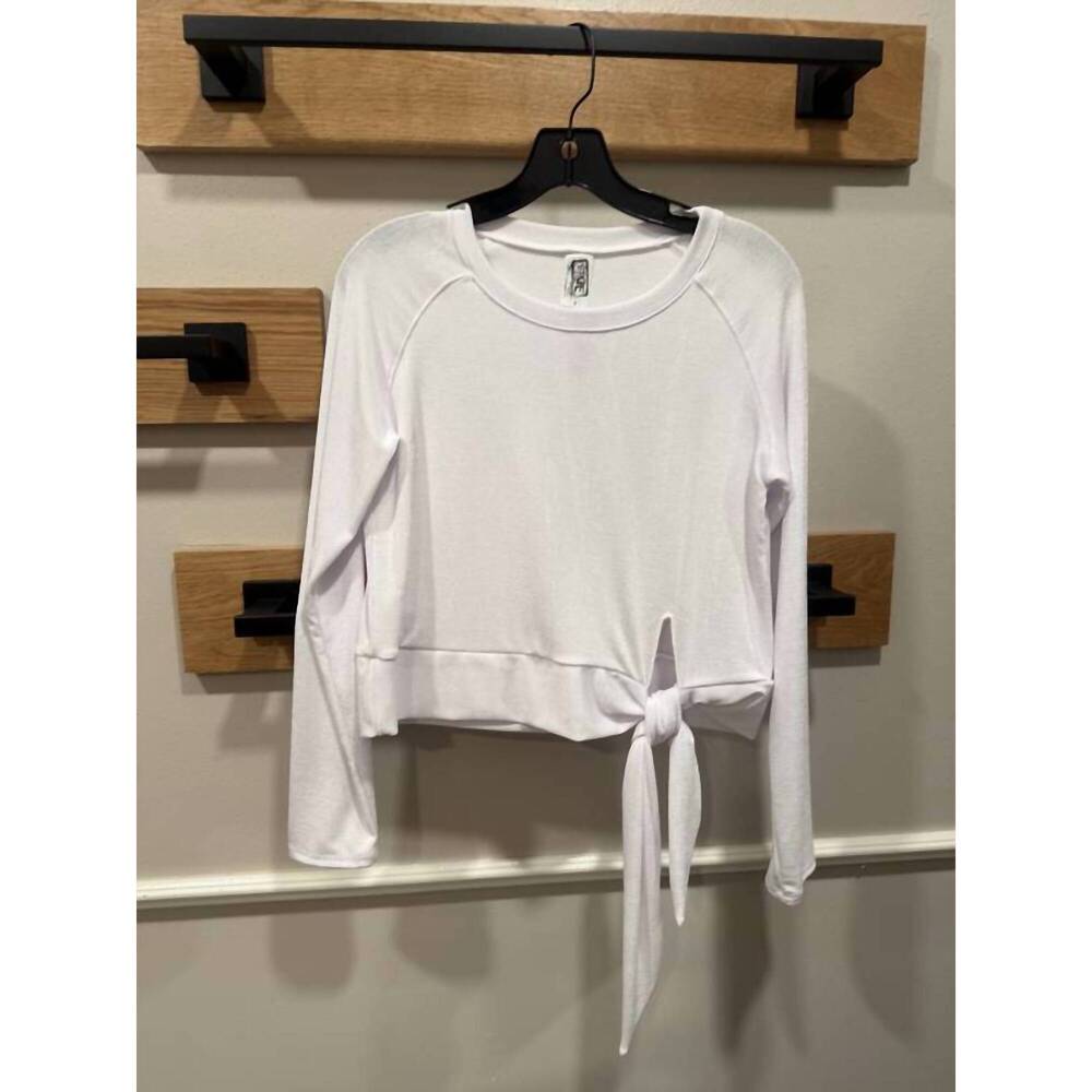 NEW ERGE girl's butterfly top in white